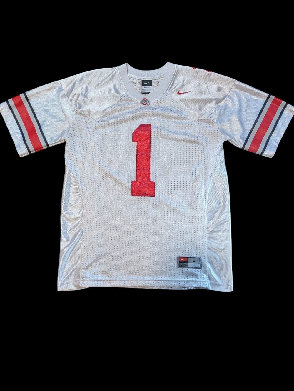 Kids Nike Ohio State University Buckeyes Football Jersey White